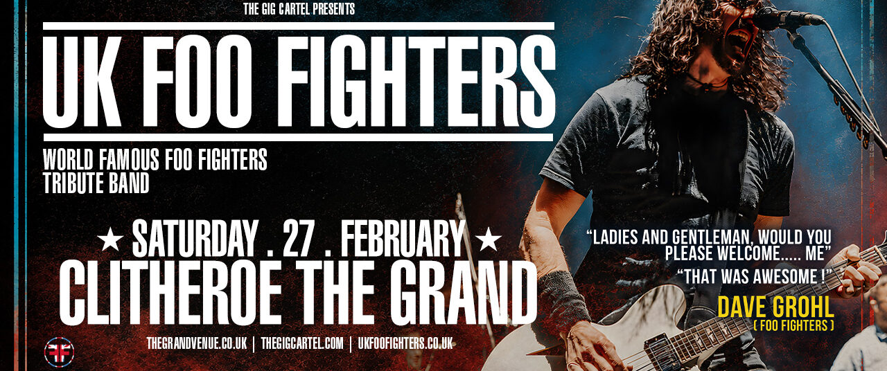 UK Foo Fighters live in Clitheroe