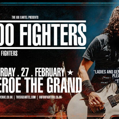 UK Foo Fighters live in Clitheroe